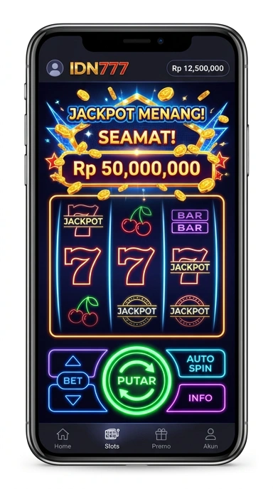 Galeri pratinjau visual idn777 build APK resmi terbaru